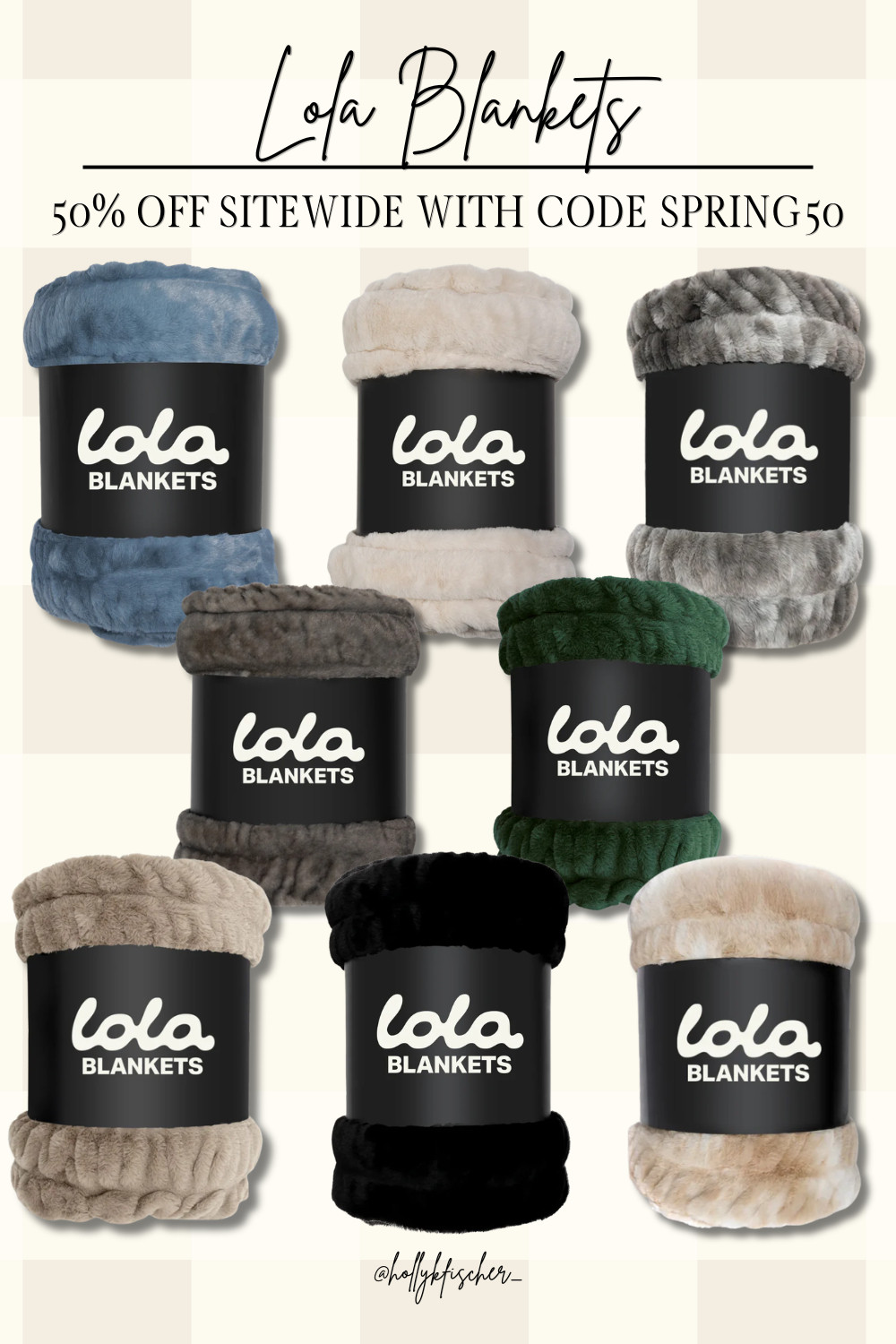 50% off sitewide on the coziest blankets ever! If you’ve been thinking about grabbing a Lola Blanket, this is your sign—the softness is unmatched and they instantly make any couch, bed, or nursery feel so much more put together! Use code SPRING50 for 50% off sitewide! 

 #LTKmomlife #LTKHome #LTKSaleAlert