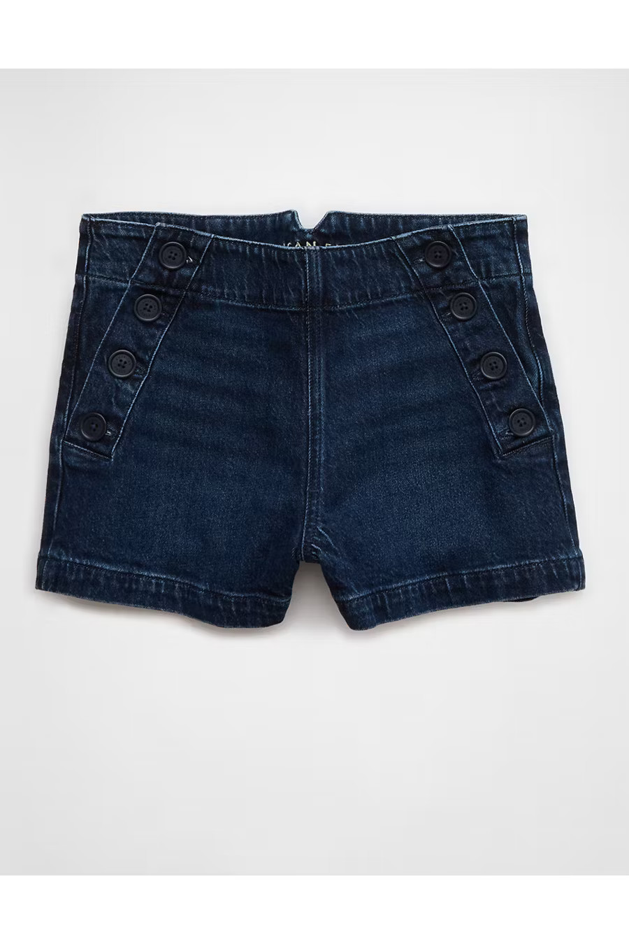 AE Stretch Denim Mom Short Women's Dark Indigo 00 | American Eagle Outfitters (US & CA)