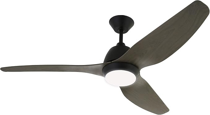 Modern Ceiling Fan 52" with Light, Dimmable LED, Farmhouse Style Propeller 3-Blade with Reversibl... | Amazon (US)