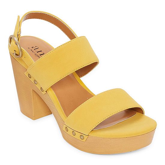 a.n.a Womens January Heeled Sandals | JCPenney