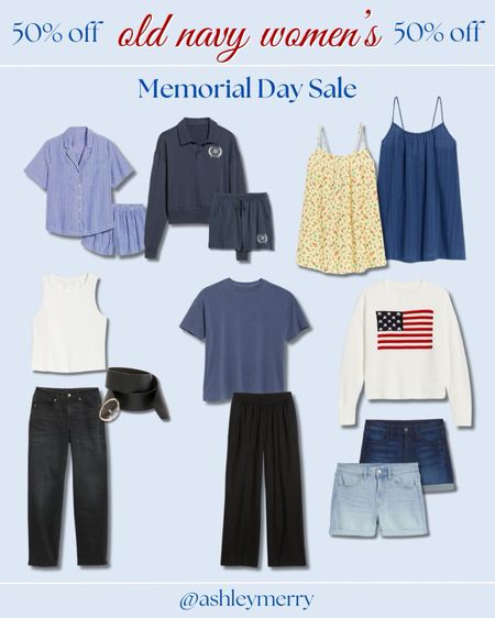 50% off Memorial Day sale at Old Navy ❤️🤍💙 women’s clothing all under $40, including jean shorts for under $20! 


#LTKSeasonal #LTKStyleTip #LTKFindsUnder50