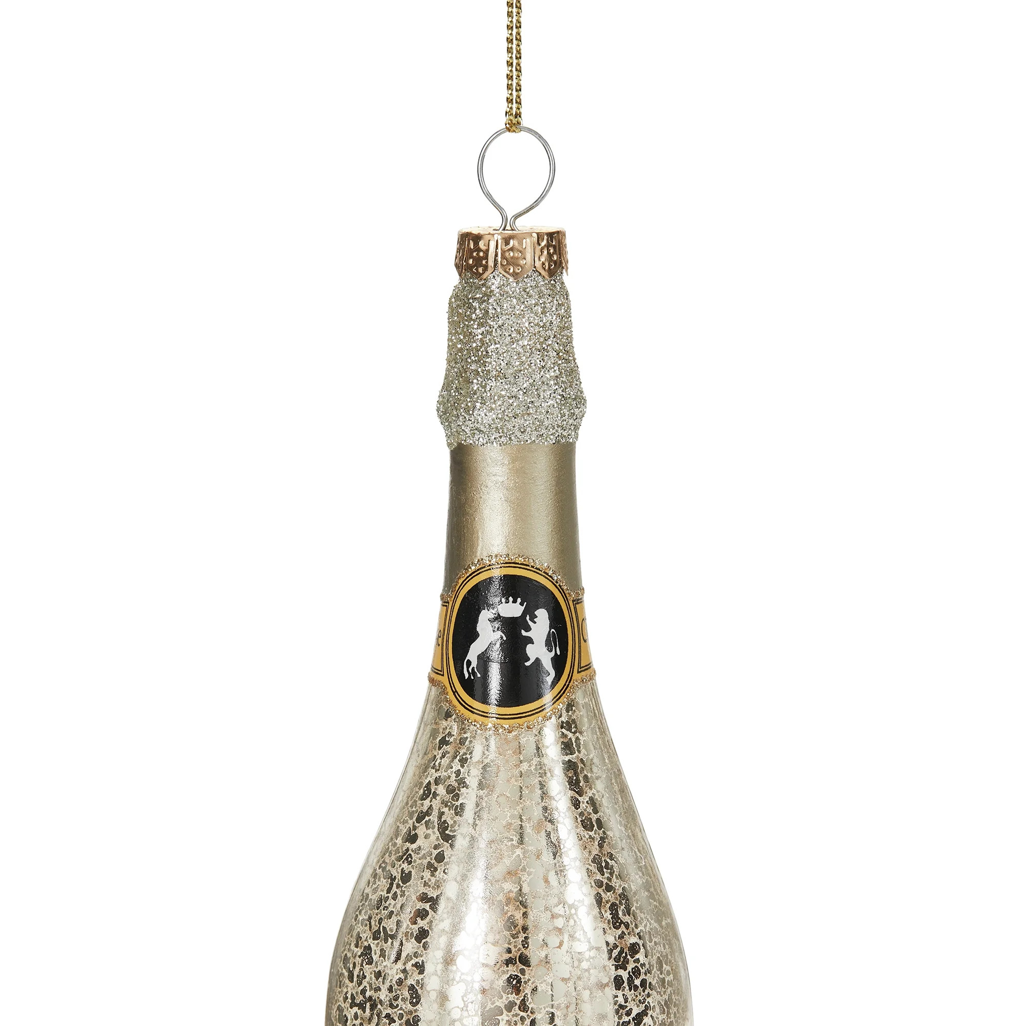 Fraiche Champagne Bottle Ornaments 2-Pack | Walmart (CA)