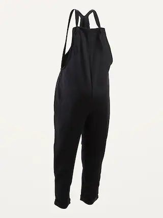 Maternity French Terry Knotted-Strap Overalls | Old Navy (US)