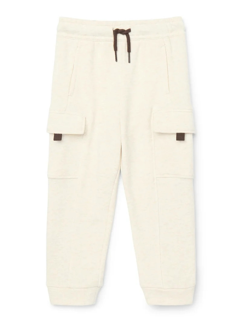 Wonder Nation Toddler Boys French Terry Cargo Joggers, Sizes 12M-5T | Walmart (US)