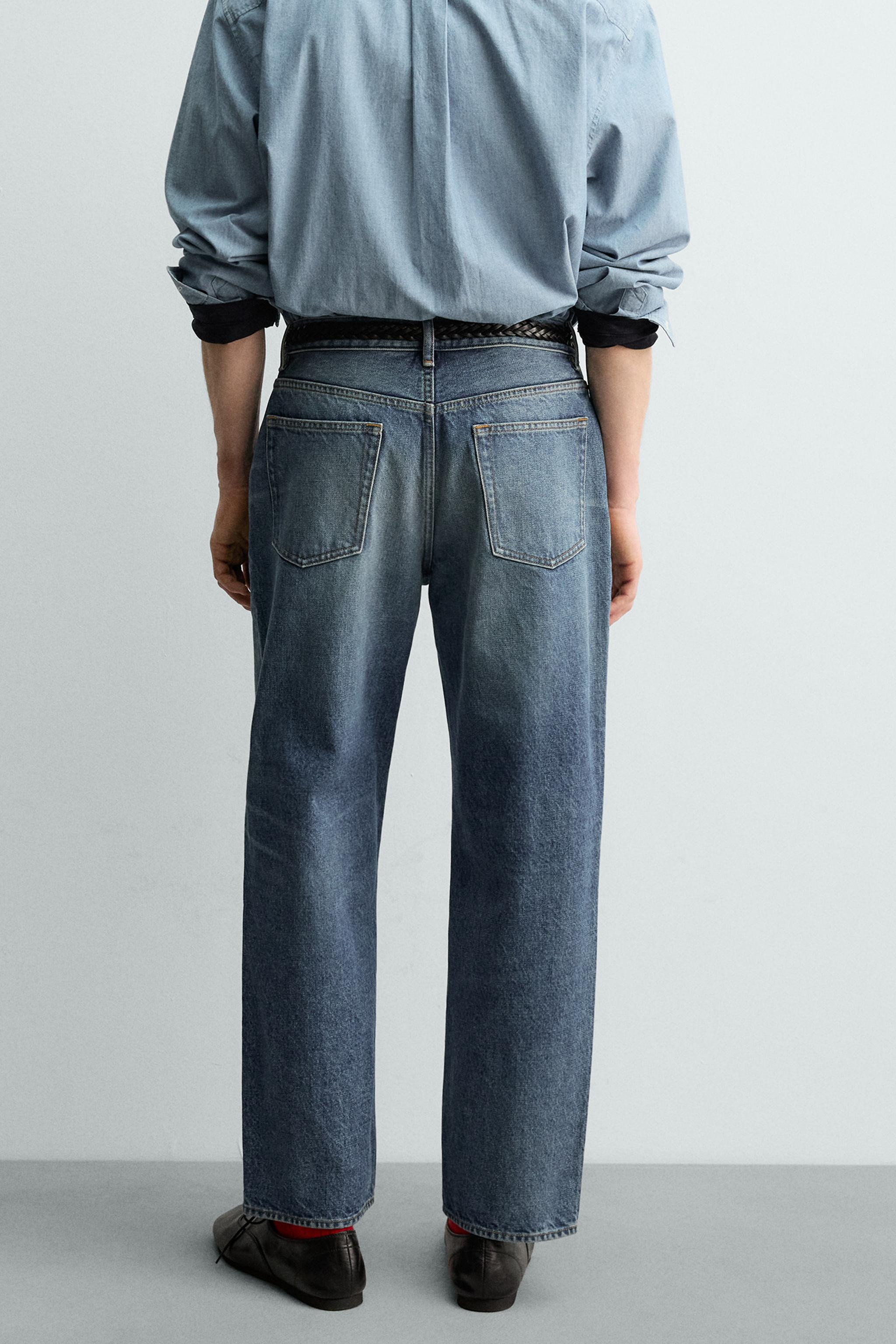 RELAXED STRAIGHT FIT JEANS AARON LEVINE X ZARA | Zara US