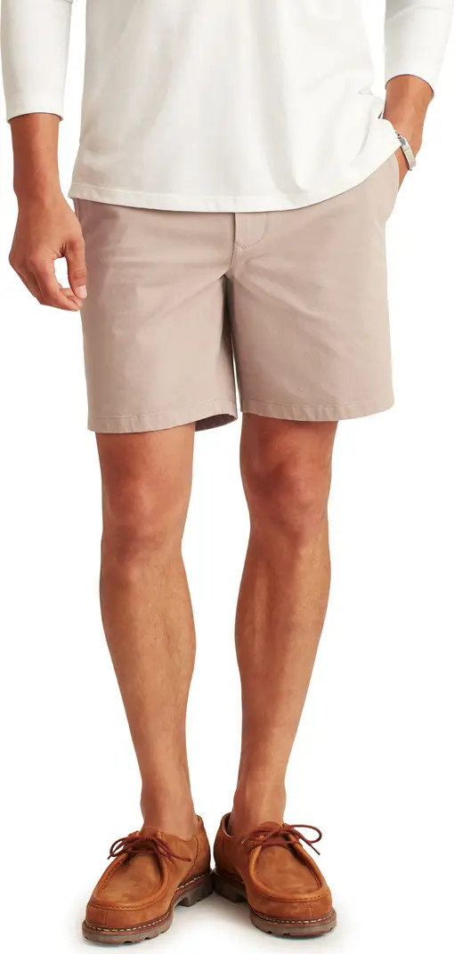 Washed Stretch Cotton Chino Shorts | Nordstrom