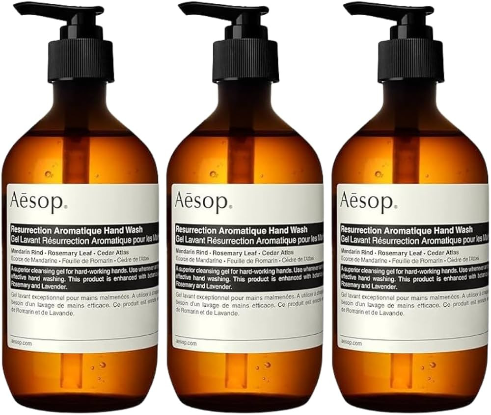 Aesop Resurrection Aromatique Hand Wash | Gentle Cleanser with Orange, Rosemary and Lavender Oils... | Amazon (US)