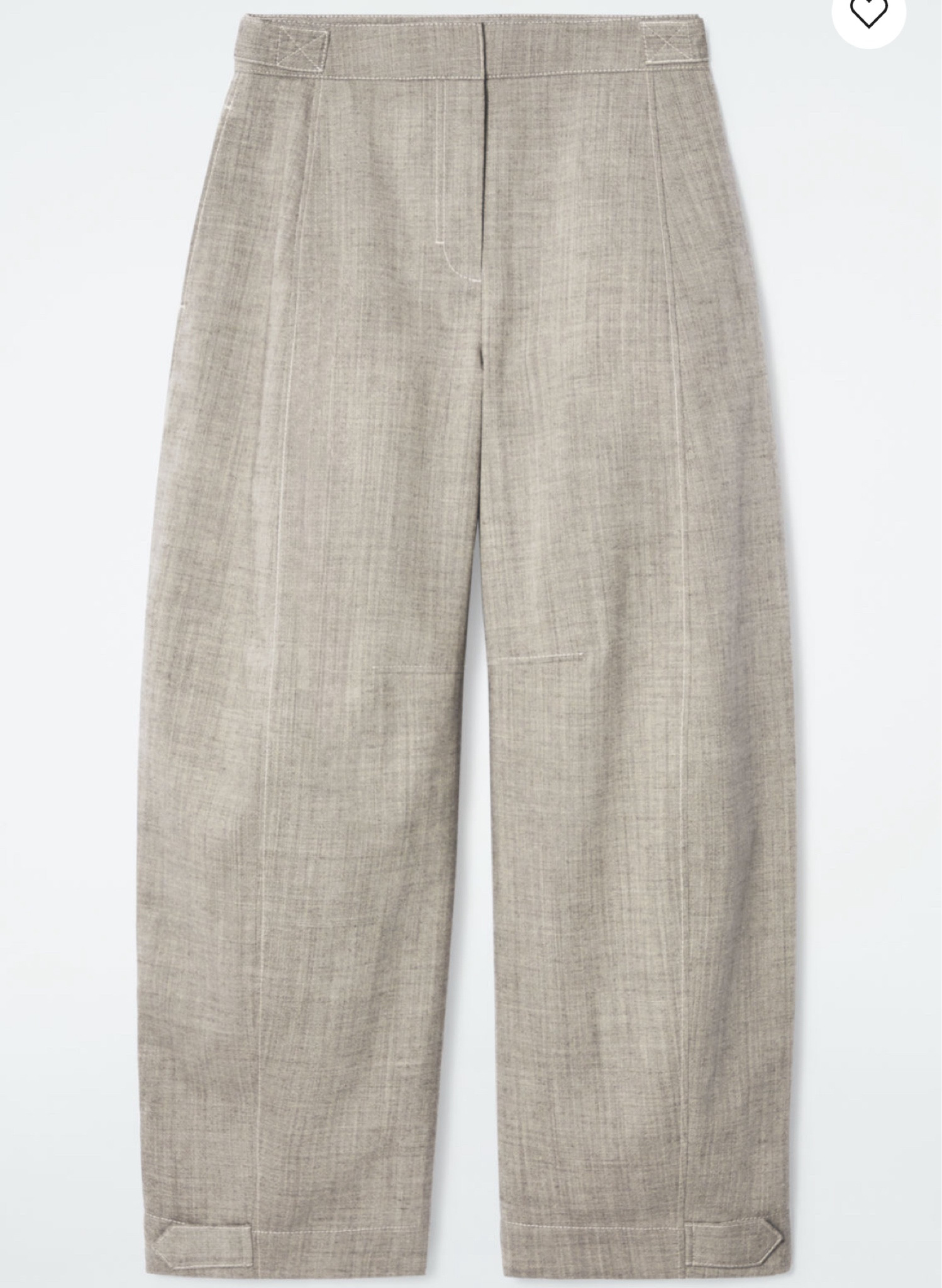 Wool barrel leg utility pants

#LTKStyleTip #LTKOver40 #LTKSeasonal
