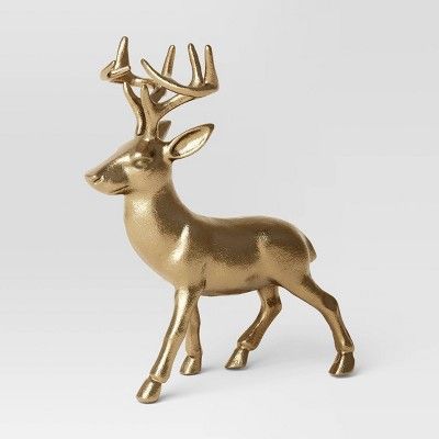 Standing Deer Figurine Gold - Threshold&#8482; | Target
