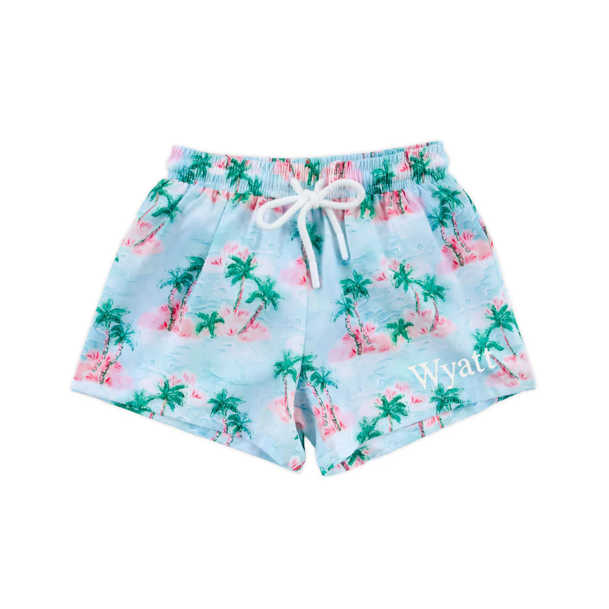 Island Palm Swim Trunks | Classic Whimsy