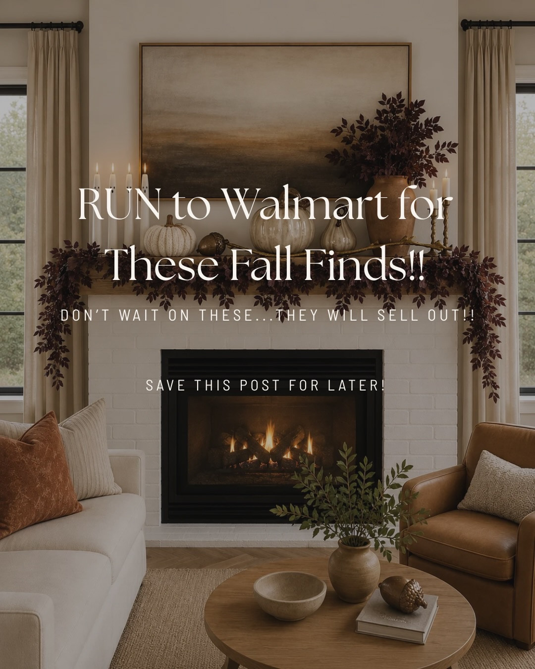 Comment “FALL” and I’ll send you all the links! 🤎

Don’t forget to save this post so you can come back to it! 🫶🏼

#walmartfinds #walmartfall #falldecor #fallhome #homedecor neutralhome affordabledecor walmartdecor fall2026