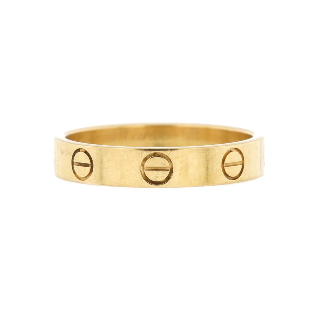 Love Wedding Band Ring 18K Yellow Gold | Rebag