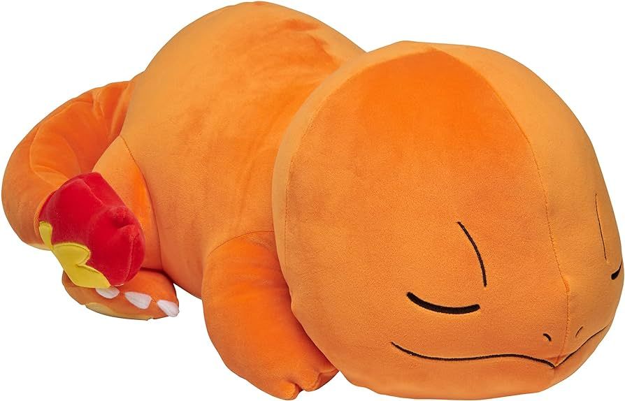 Pokemon Charmander 18-Inch Plush Toy - Adorable Sleeping Charmander - Ultra-Soft Plush Material, ... | Amazon (US)