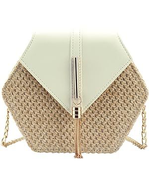 Women's Crossbody Bag Cute Straw Shoulder Bag | Amazon (US)