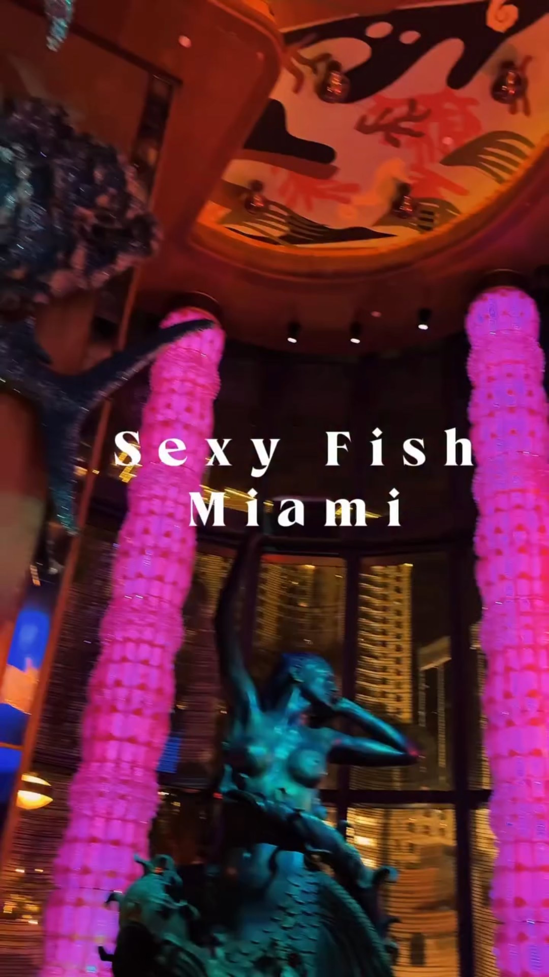 Sexy Fish Miami was such a vibe. The food was amazing, the atmosphere was unreal… and I’m sorry but the ladies’ restroom was SO pretty. @sexyfishmiami 

Had to stop and stare for a minute and somehow ended up waiting in line because everyone was taking pics in the ladies’ restroom 😂

 

•
#sexyfishmiami #miamidining #bestplacestogo

#LTKTravel