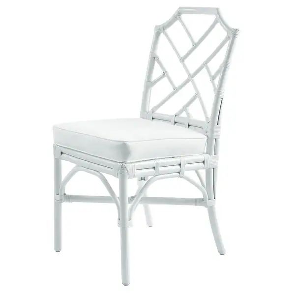 Kara Rattan Chair, (Set of 2) - Off White | Bed Bath & Beyond