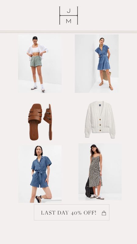 This is the last day to get 40% off everything from gap. Here are some faves! 

#LTKsalealert #LTKunder100 #LTKunder50