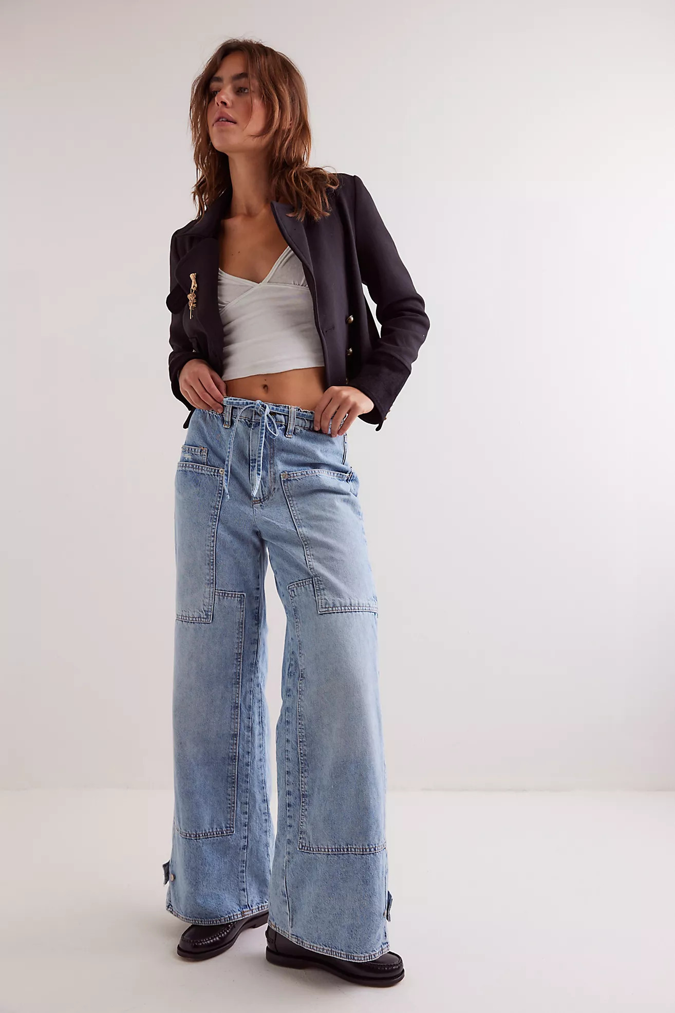 CRVY Outlaw Wide-Leg Jeans | Free People (Global - UK&FR Excluded)