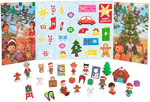 CoComelon 2022 Holiday Advent Calendar for Kids, 24 Piece Gift Playset - Set Includes Articulated... | Amazon (US)