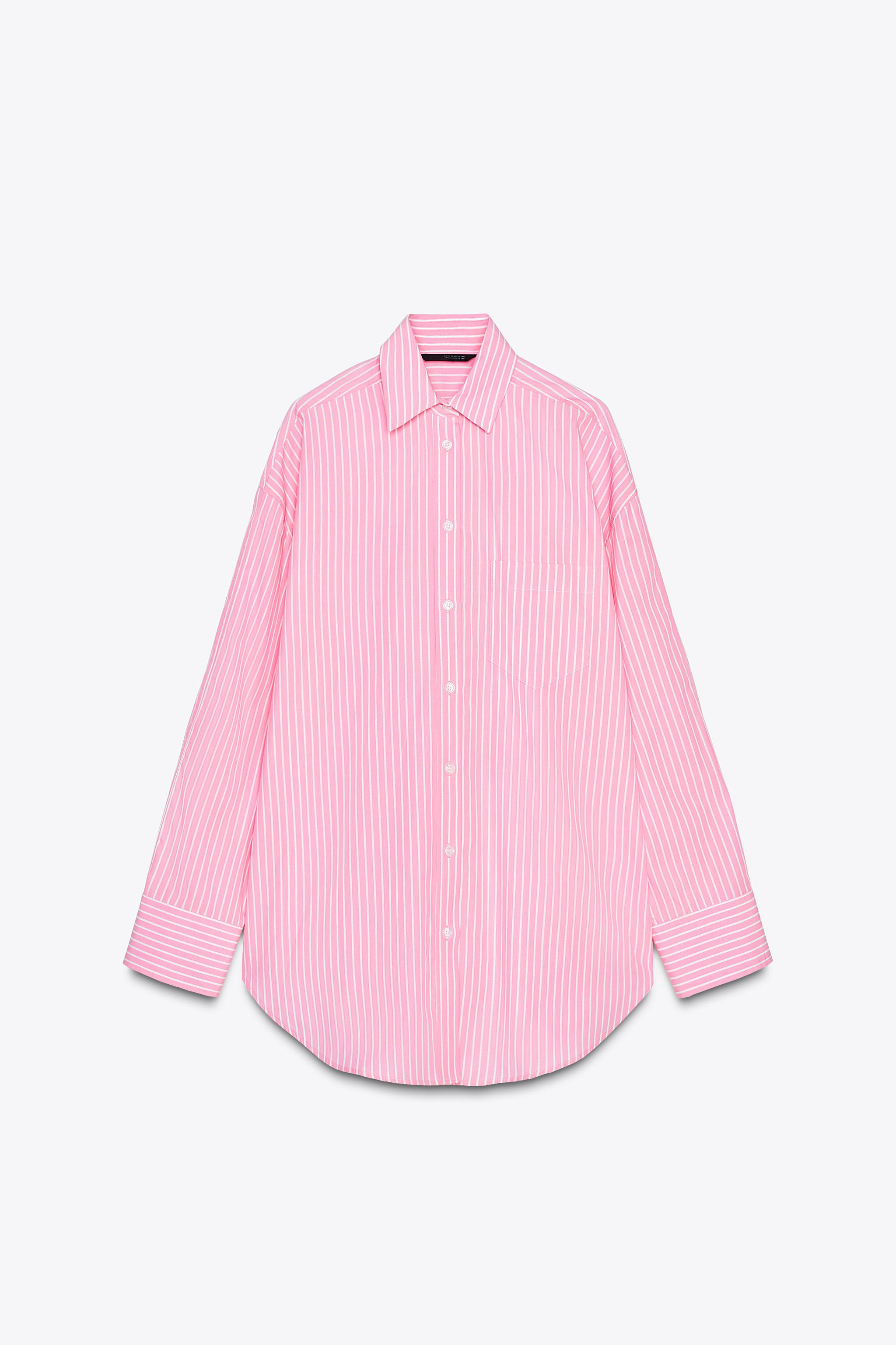 STRIPED OVERSIZE SHIRT | Zara US