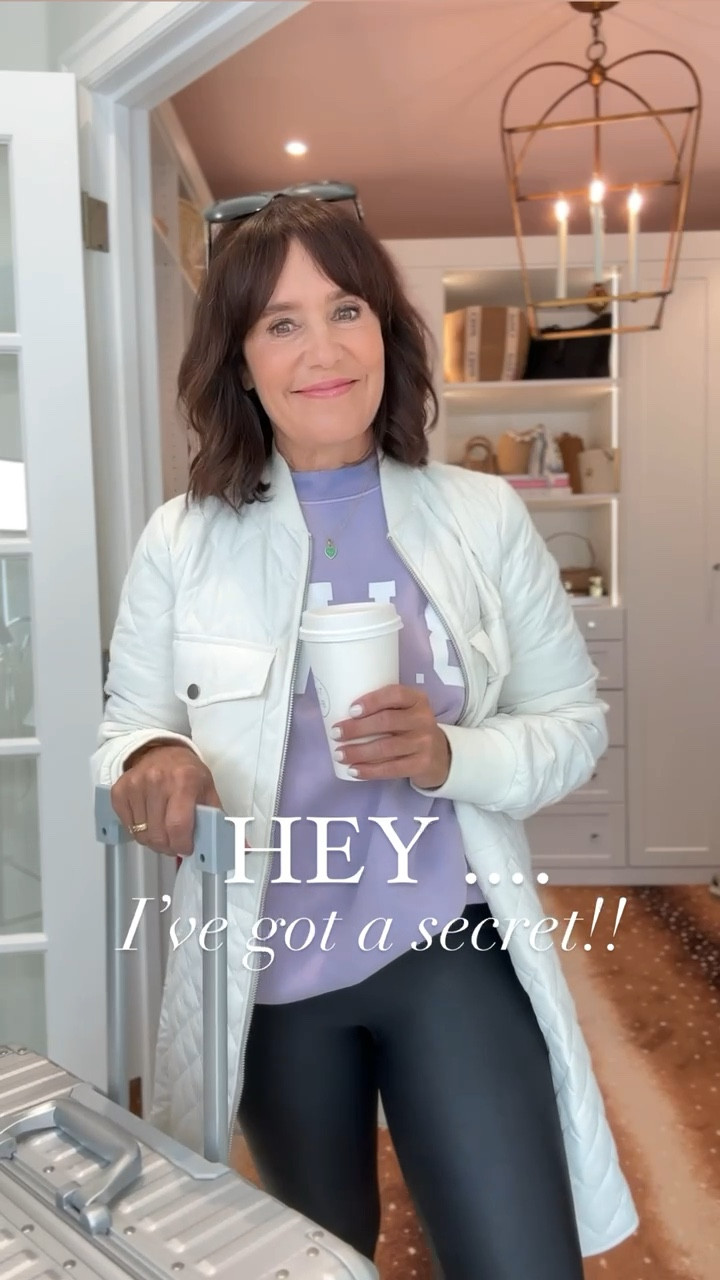 HEY … I’ve got a secret!!

I’ve got the most amazing leggings for you: 
They lift & shape
They have a wide band that gives you compression
There is no center seam, which means no more camel toe!!

The best-selling @spanx faux leather leggings rarely go on sale, so grab them on sale now for $65.99 at Spanx.com (or through my LTK).

They’re perfect for the airplane! You’ll feel comfortable and look stylish while traveling. Wearing petite small 

#SpanxPartner

#LTKstyletip #LTKFind #LTKsalealert