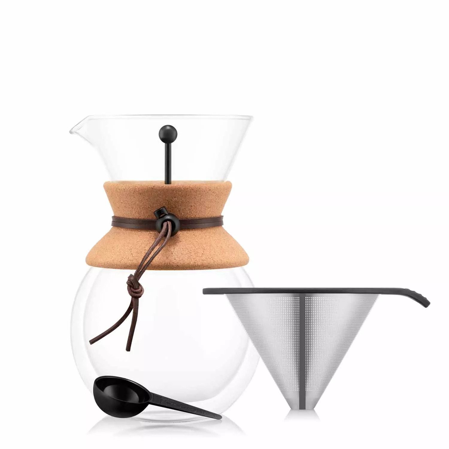 Bodum 2-Piece Double-Wall Pour-Over Coffee Set | Sur La Table