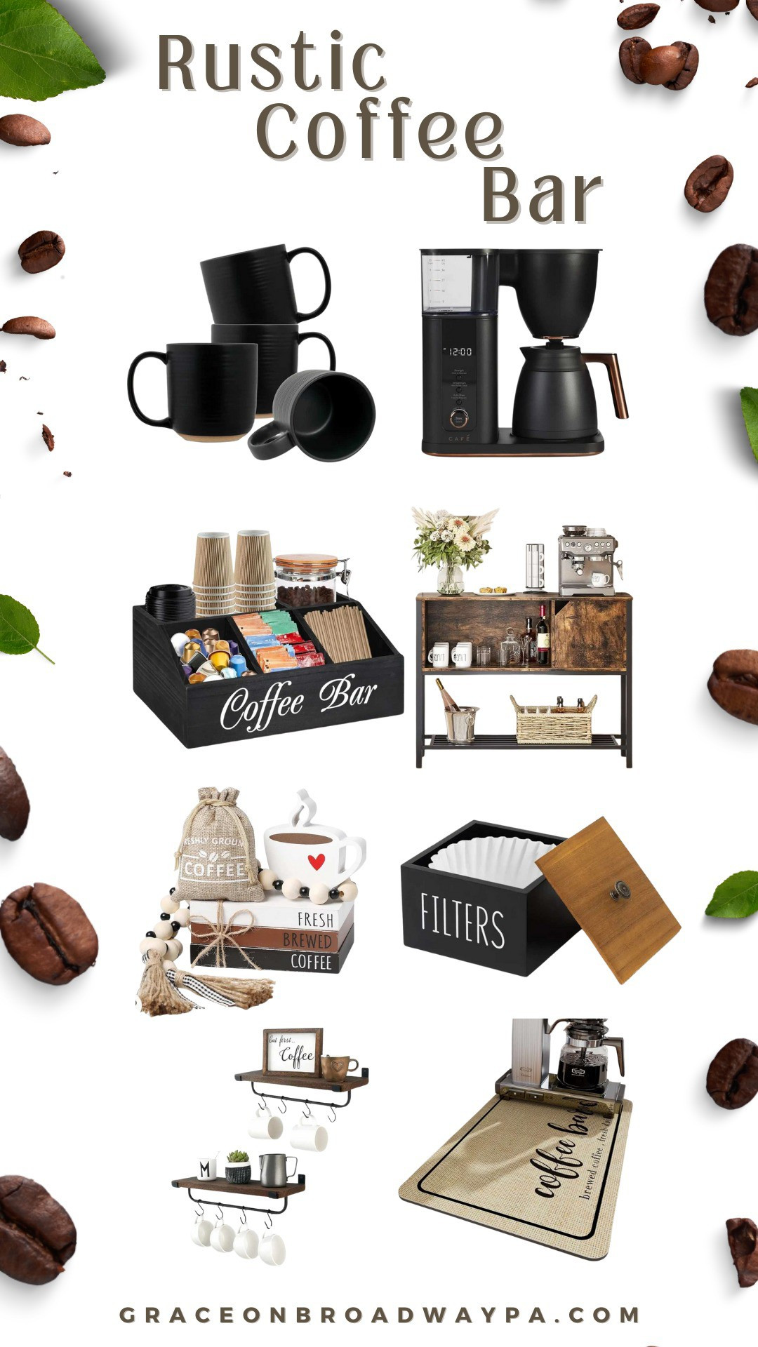 Rise and shine at your rustic coffee bar, where every cup is served with a side of charm and organization! ☕️✨ #MorningPerfection

#LTKhome #LTKfamily #LTKGiftGuide