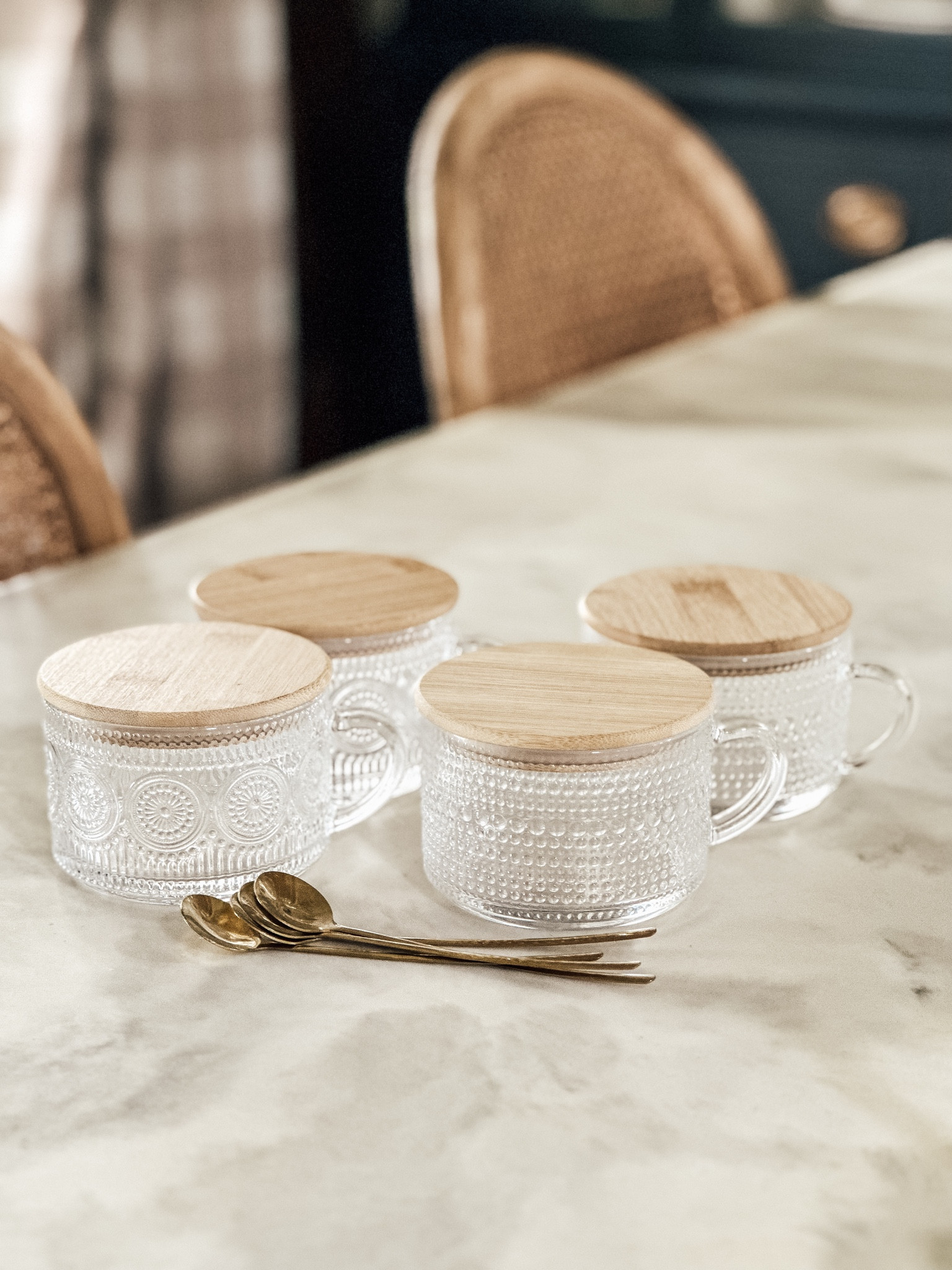 These vintage style glass mugs have so many uses!! Overnight oats, cocoa, coffee, tea…you get the idea! 😉 Love these! #glassmugs #vintagestylemugs 

#LTKSeasonal #LTKHome