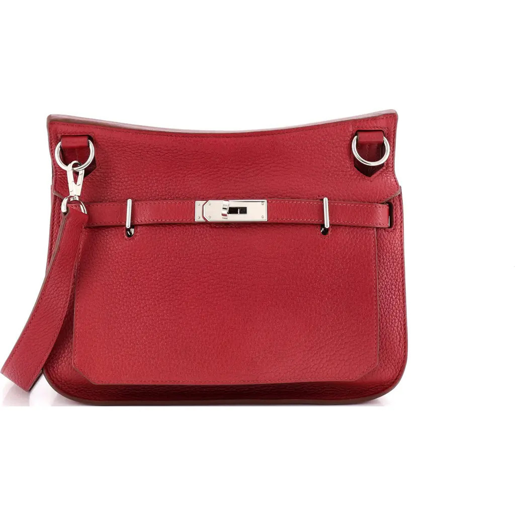 Pre-Owned Hermes Jypsiere Bag Clemence 28 in Rubis at Nordstrom, Size Small | Nordstrom