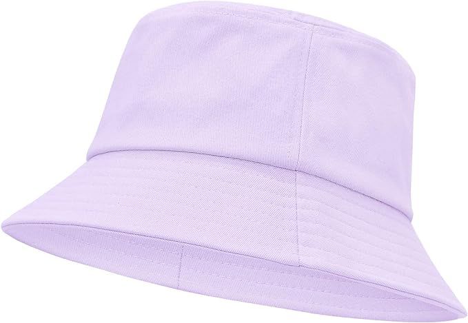 Unisex Athletic Bucket Hat Solid Colors Sun Hat with UV Protection for Outdoor Sports Packable Su... | Amazon (US)