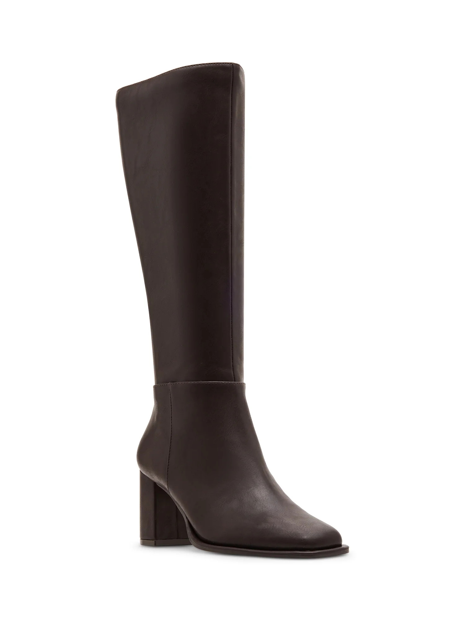 Madden Girl Women's Magnolia Block Heel Knee High Boots (Wide Calf Available) | Walmart (US)