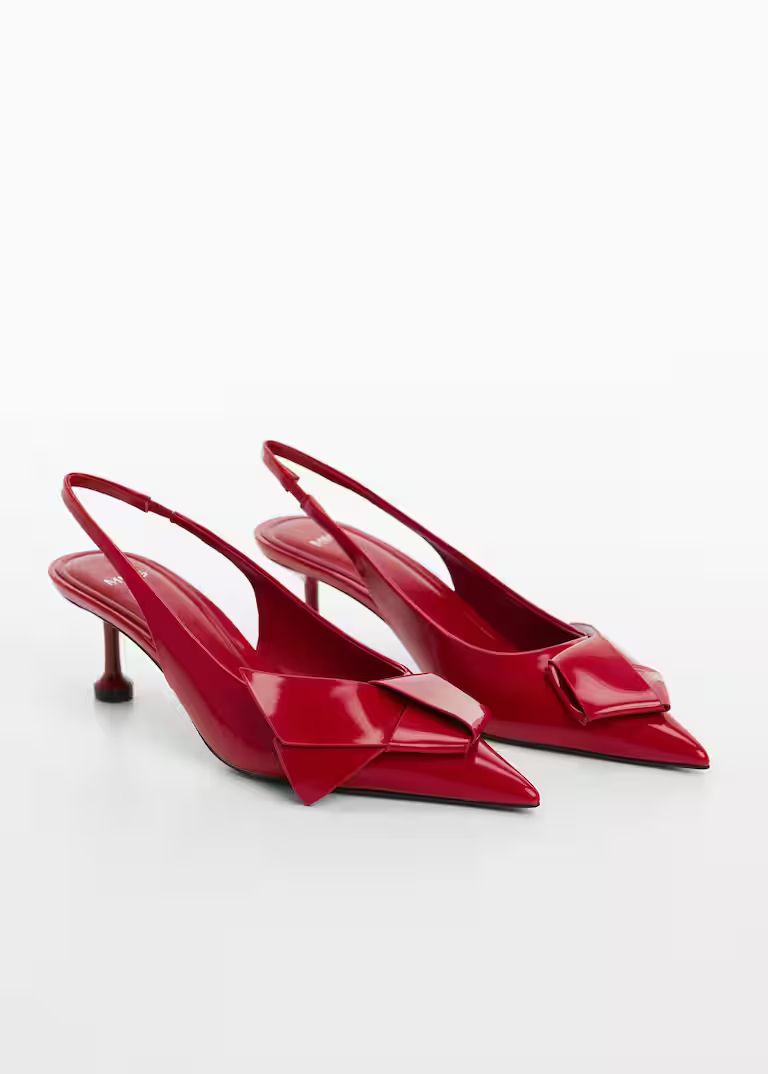 Bow-heeled shoes | MANGO (US)