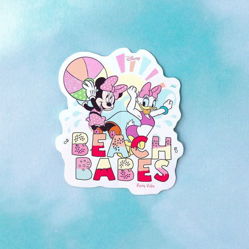 Disney Minnie Mouse & Disney Daisy Duck Beach Babes Sticker | Pura Vida Bracelets