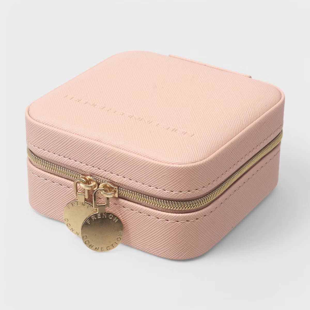 French Connection Small Travel Accessory Organizer with Mirror – Compact Jewelry Storage Box, F... | Target