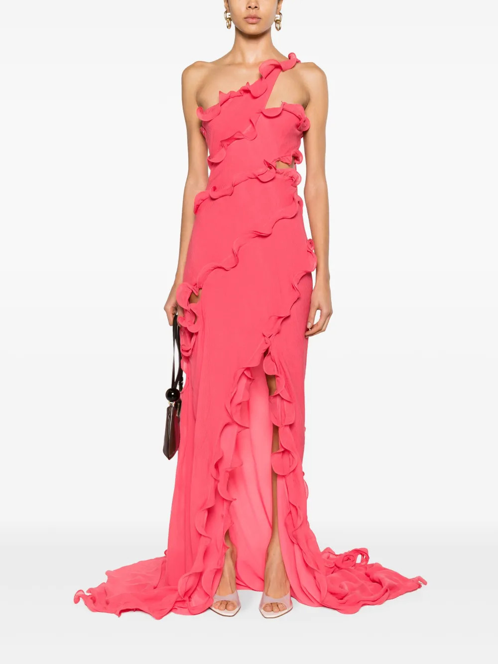 Cult Gaia Micola Ruffled Maxi Dress - Farfetch | Farfetch Global