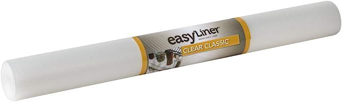 Duck Brand Clear Classic Easy 286231 Non-Adhesive Shelf Liner, 24 in x 10 ft Roll | Amazon (US)