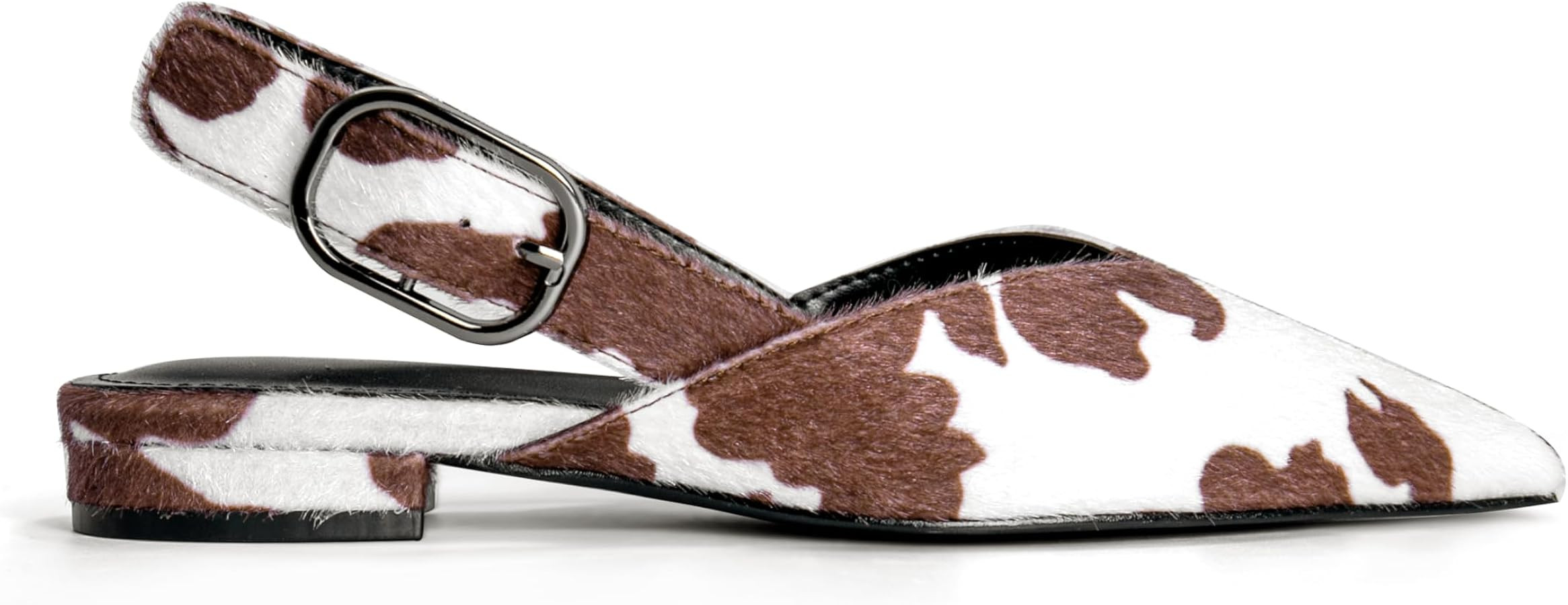 Slingback Flat Shoes for Women Pointed Closed Toe Flat Mule Sandals Casual Comfortable Office Dre... | Amazon (US)