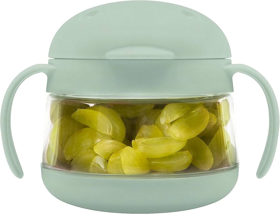 Ubbi Tweat No Spill Snack Container for Kids, BPA-Free Tritan, Toddler Snack Container, Sage | Amazon (US)