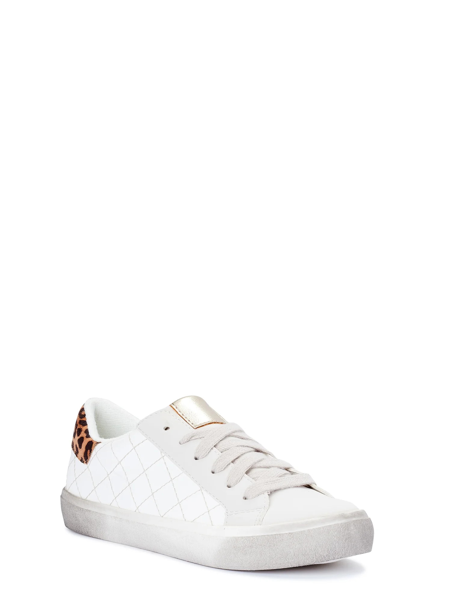 Scoop Women's Distressed Quilted Sneaker | Walmart (US)