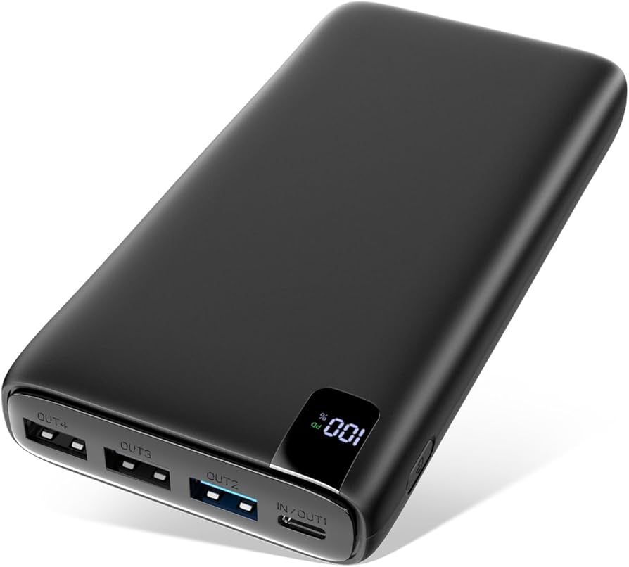 A ADDTOP Power Bank 26800mAh, 22,5W Powerbank USB C Externer Akku mit PD 20W Power Delivery, Trag... | Amazon (DE)