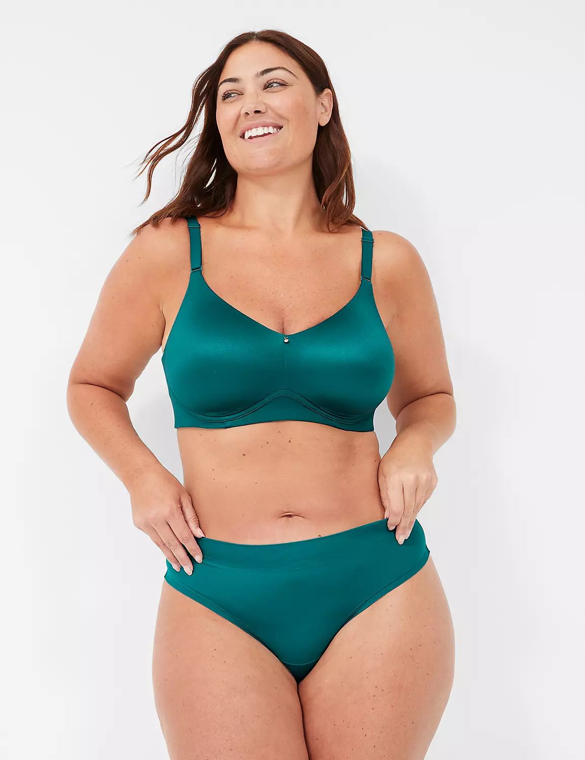 Invisible Backsmoother Lightly Lined Full Coverage No-Wire Bra | LaneBryant | Lane Bryant (US)