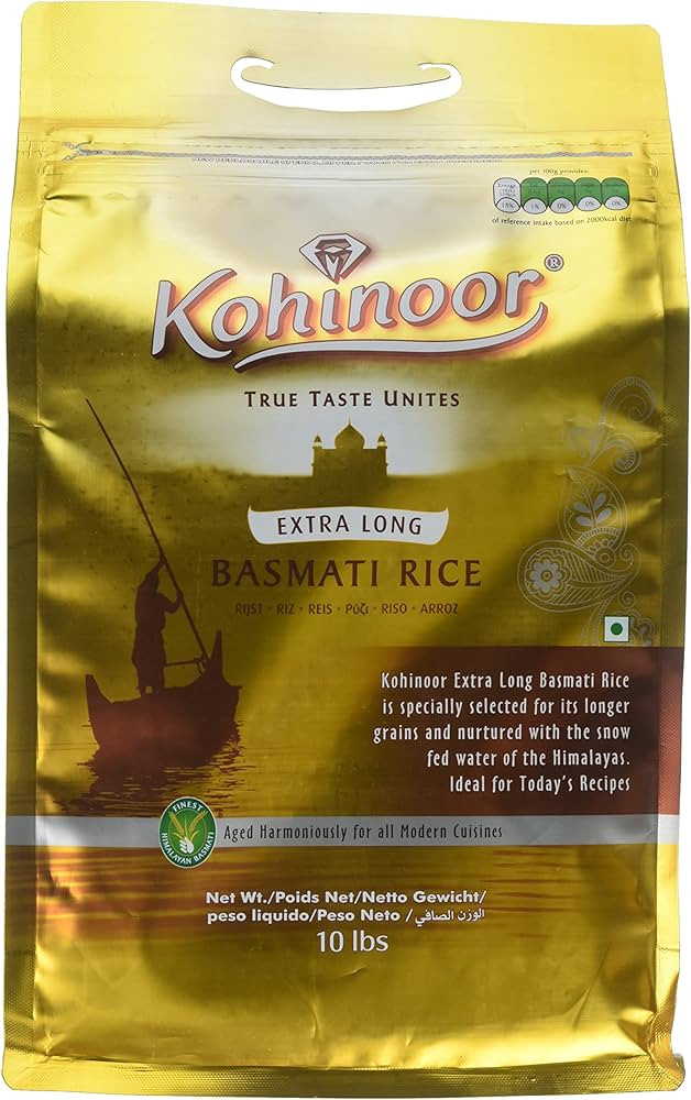 Kohinoor Gold Basmati Rice 10 Lbs | Amazon (US)