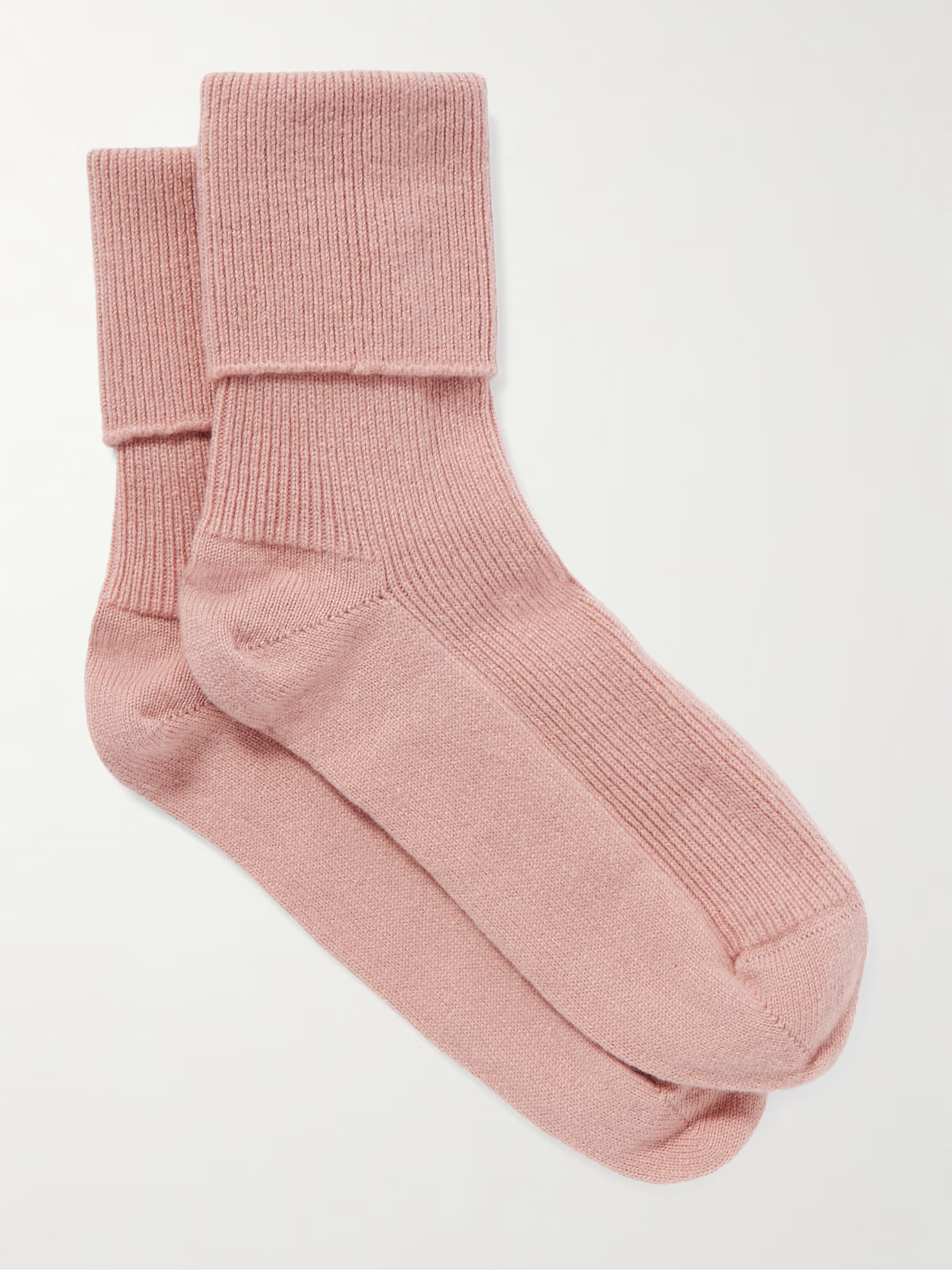 Ribbed cashmere-blend socks | NET-A-PORTER (US)