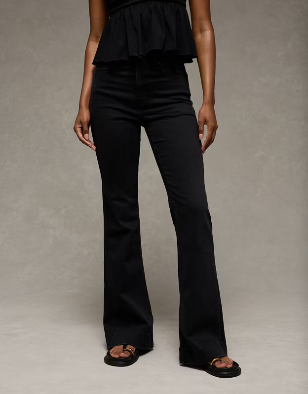 AE Next Level Super High-Waisted Flare Jean | American Eagle Outfitters (US & CA)