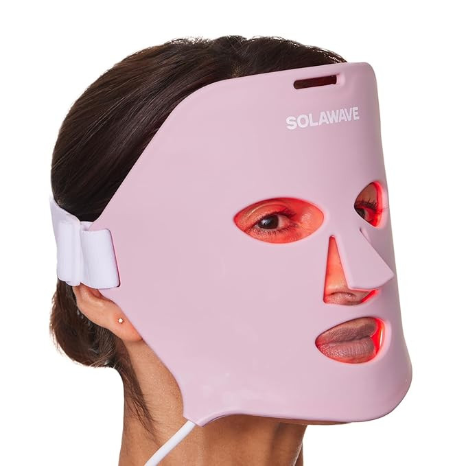Solawave Red Light Therapy Mask for Face | Red & Near-Infrared Led Light Device | Reduces Appeara... | Amazon (US)