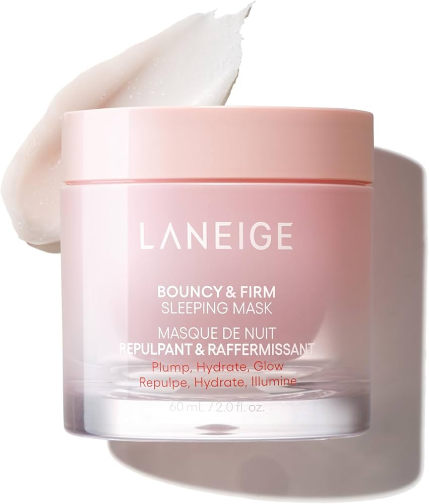 LANEIGE Bouncy and Firm Sleeping Mask: Revitalize, Smooth, Peony & Collagen Complex, Barrier-Boos... | Amazon (US)