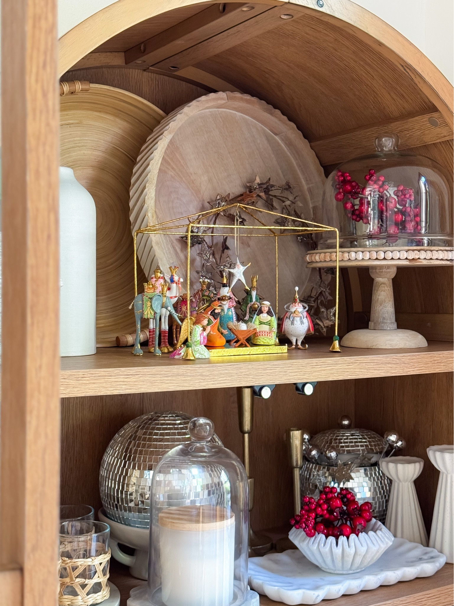 How stunning is this Nativity set by Patience Brewster 

#LTKHoliday