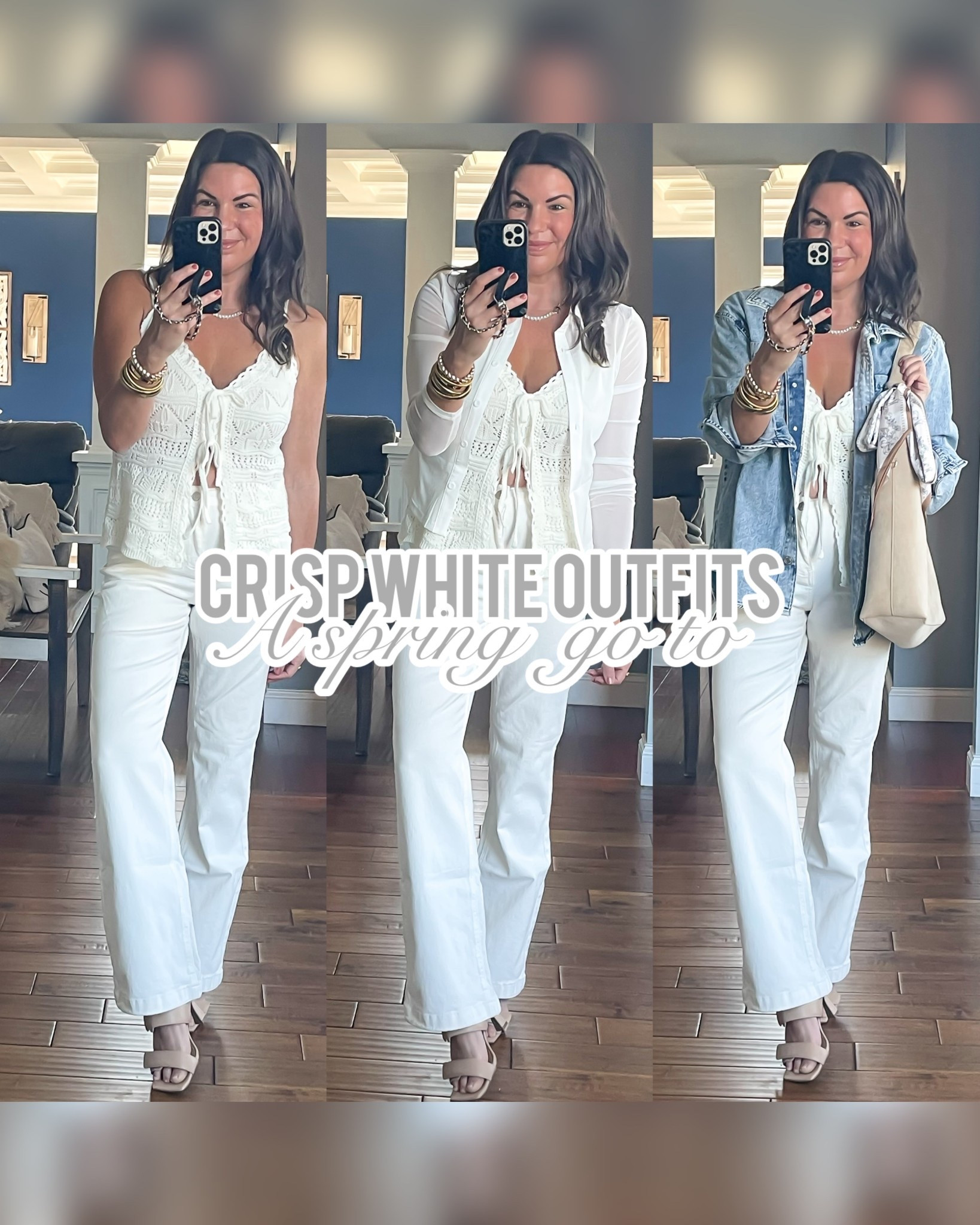 Crisp white outfits for spring 

#LTKOver40 #LTKSeasonal #LTKSaleAlert