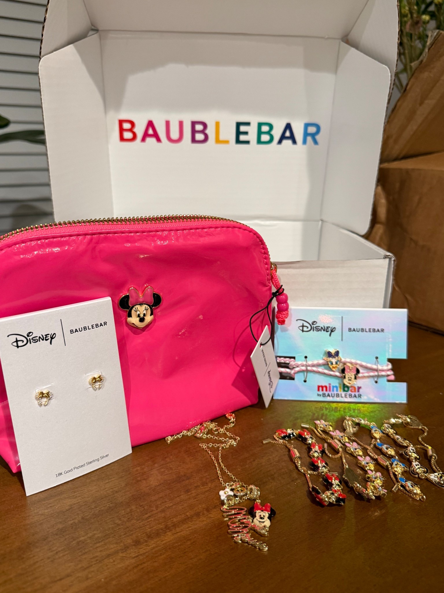 Disney jewelry just arrived from @BAUBLEBAR 🏰🩷❤️😍 #LTKminniemouse #LTKDisney #LTKmom #LTKDisneyWorld #LTKBaubleBar 

#LTKTravel #LTKmomlife #LTKSaleAlert