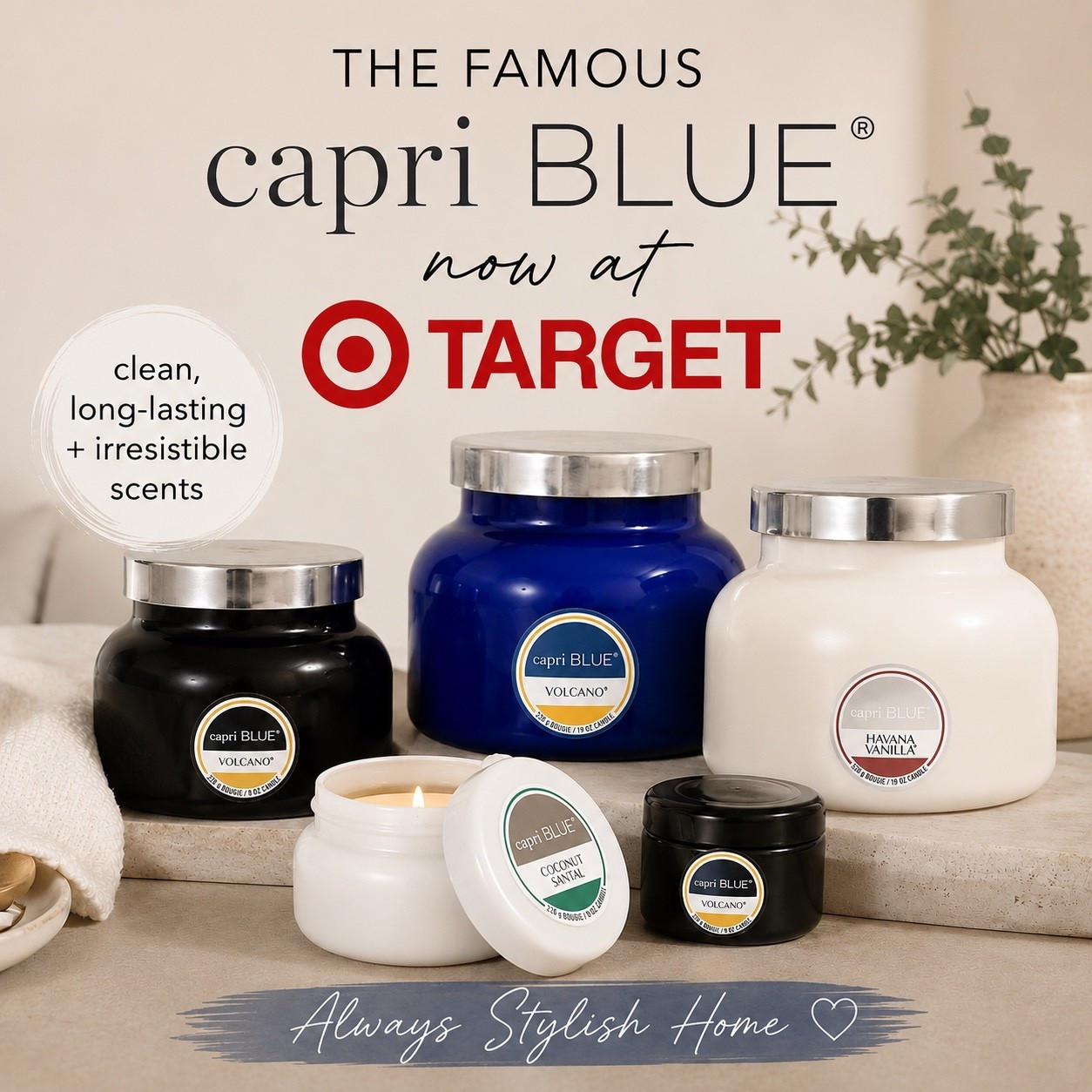 The famous capri blue candles are now available at Target!!!! Buying every scent and size! Volcano is my favorite!

#LTKHome